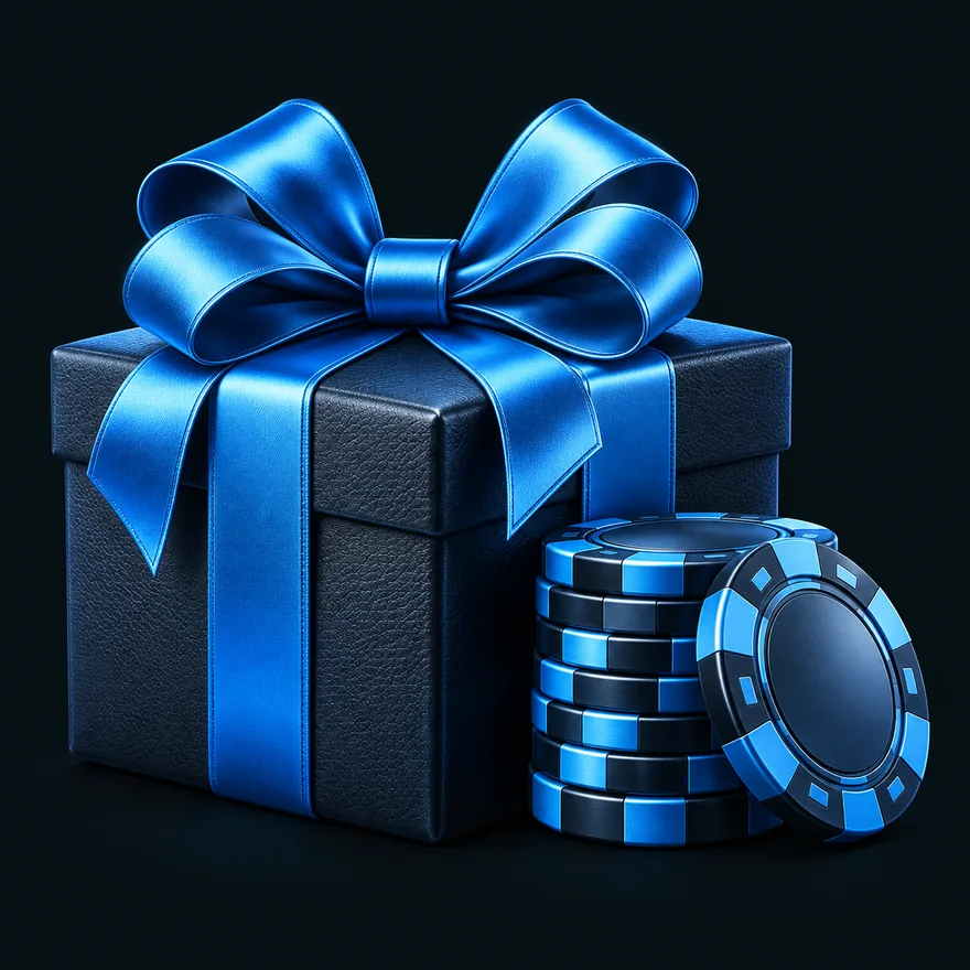 Gift box and chips — VegaStars