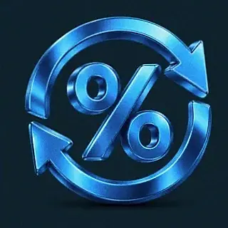 Percent cycle icon — VegaStars