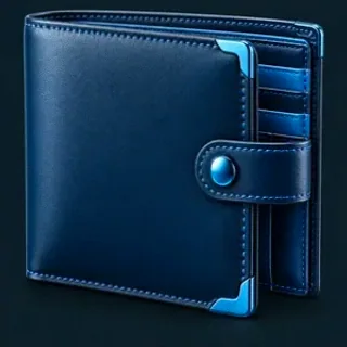 Leather bifold wallet — VegaStars