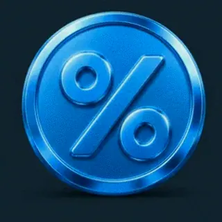 Gold percent coin — VegaStars
