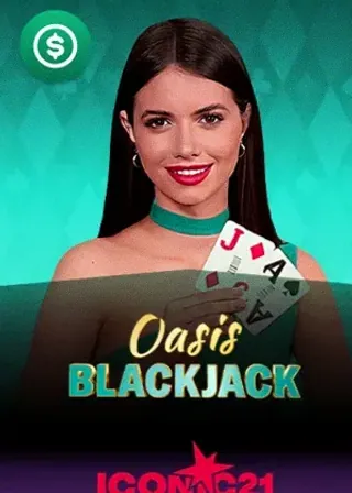Oasis Blackjack live game cover