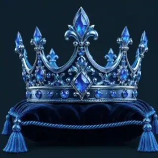 Gold crown on cushion — VegaStars