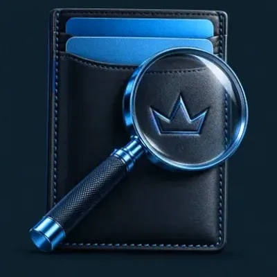 Wallet and magnifier — VegaStars