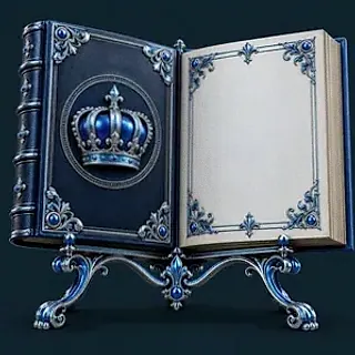 Ornate open book — VegaStars