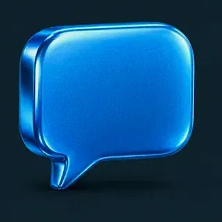 Gold speech bubble — VegaStars